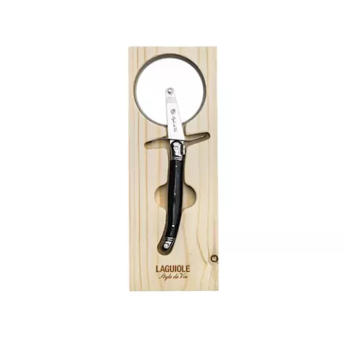 Laguiole Pizzasnijder zwart