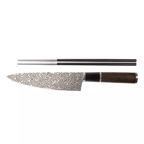 Chef's knife with chopsticks Homey's Keith Haring 21 cm