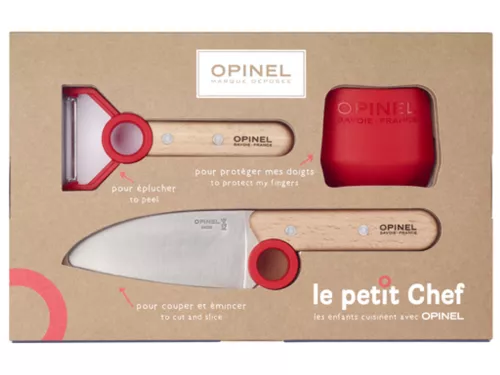 Opinel Children's kitchen set Opinel Le Petit Chef 3-piece Red (30OP1746.3)