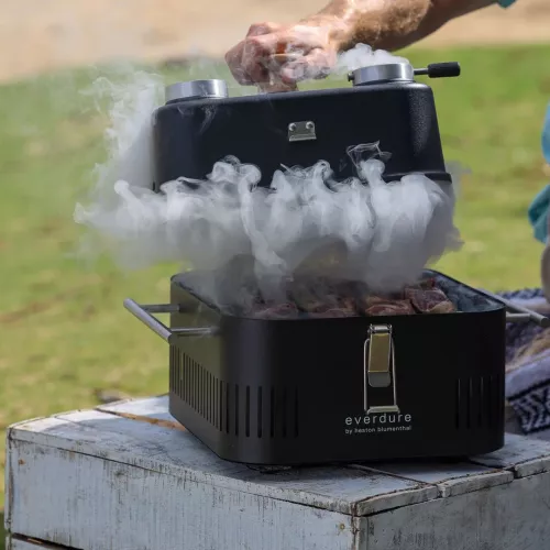 Everlasting Everdure Cube 360 Charcoal Barbecue Black with Tool Set (HBCUBE360B)