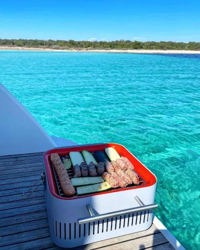 Everlasting Everdure Cube Charcoal Barbecue Gray / Stone (HBCUBESEU)