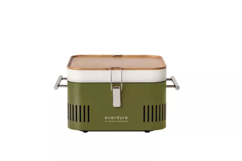 Everdure Cube Charcoal Barbecue Green / Khaki