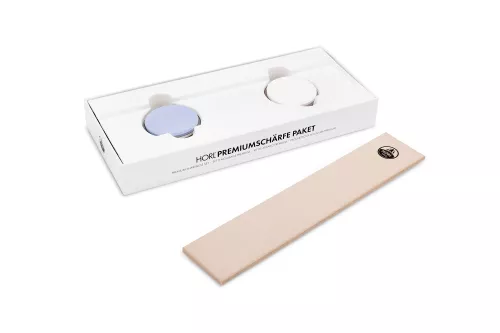 Clock HORL Premium grinding disc set Including leather grinding strip and corundum whetstones #3000 & #6000 (SET)