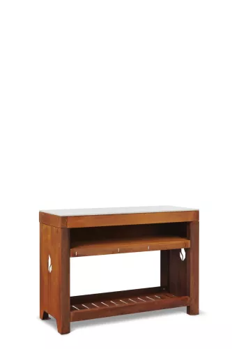 Braaimaster Side table duo Corten ceramic light gray