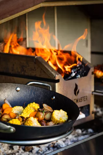 Braaimaster Braaimaster retractable frame for stainless steel/inox wok (WF01)