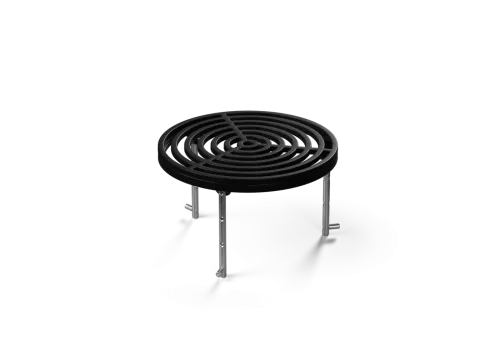 1x Höfats Bowl 70 Sear Grate Grill Grate on Adjustable Legs with Handle