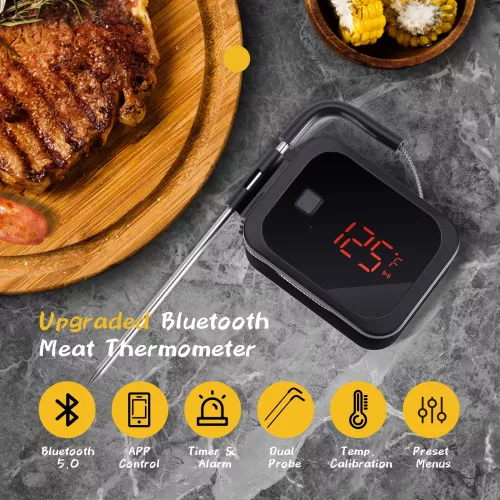 Inkbird BBQ Thermometer Inkbird IBT-2X Thermometer with LCD and Bluetooth (IBT-2X)