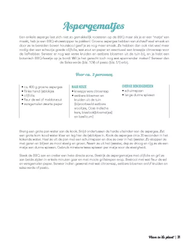 Kosmos Flame in the plant Vega(n) recipes for the BBQ (11873)