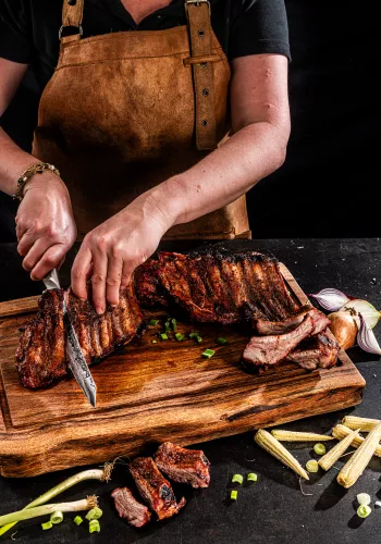 Forged Forged Acacia Wood Cutting Board Medium (EsCutBrdNatM)