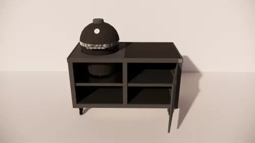 Rooster Roostr Outdoor Kitchen Rubix Duo with wheels and Kamado Inlay (20000)