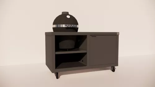 Rooster Roostr Outdoor Kitchen Rubix Duo with wheels and Kamado Inlay (20000)