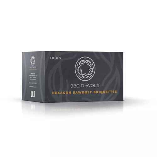 BBQ Flavour Briquettes Hexagon Sawdust 10kg