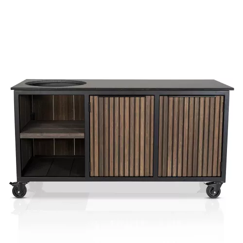 Beautiful Outdoor Kitchen Fraaii Outdoor Kitchen Bamboo Graphite Rhombus Inferno Dekton Sirius Leaf (FB1033)