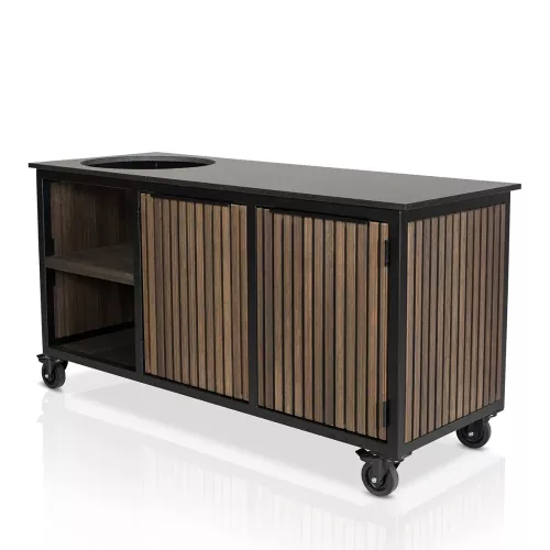 Beautiful Outdoor Kitchen Fraaii Outdoor Kitchen Bamboo Graphite Rhombus Inferno Dekton Sirius Leaf (FB1033)