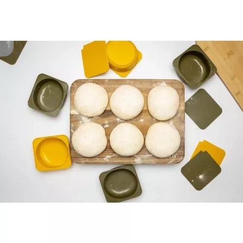 Babadoh Babadoh Blue 6 Silicone Dough and Storage Containers (SKU11)