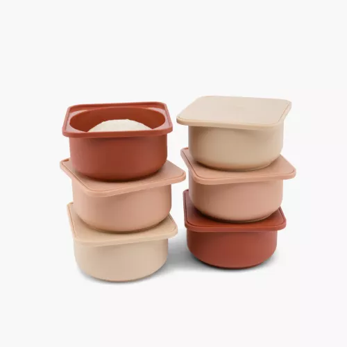 Babadoh 6 Silicone Dough and Storage Containers