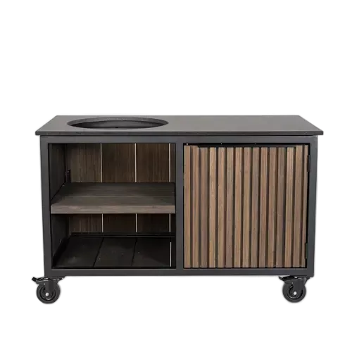 Fraaii Outdoor Kitchen Bamboo Graphite Rhombus Storage