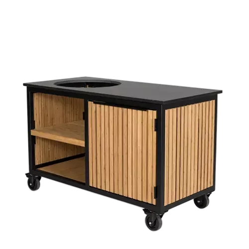 Fraaii Outdoor Kitchen Bamboo Natural Rhombus Storage XL