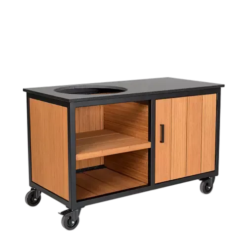 Fraaii Outdoor Kitchen Bamboo Teak Oil Storage XL