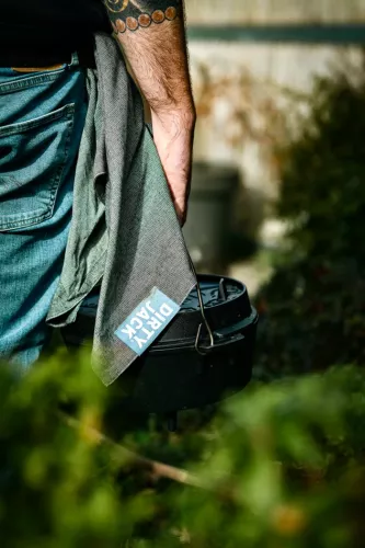 DIRTY JACK DIRTY JACK Cooking Cloth Charcoal Steel Blue Label (DJKD015)