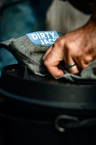 DIRTY JACK Cooking Cloth Charcoal Steel Blue Label