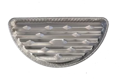 5x Happy Barbecue Tray Aluminum trays