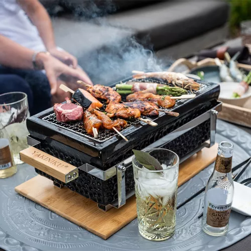 Yakiniku YAKINIKU Rectangular Shichirin | Konro & Yakitori grill (800800)