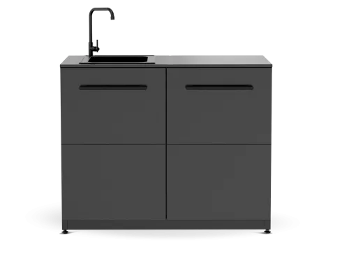 Cozze Elements Outdoor Kitchen Module with Sink and Tap 110 cm with Worktop