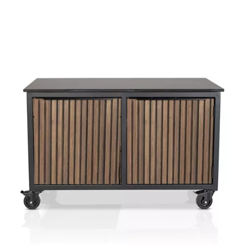 Fraaii Outdoor Kitchen Closed Top Bamboo Graphite Rhombus Storage