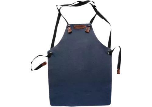 Xapron Bovine Apron Kids Navy Blue Leather
