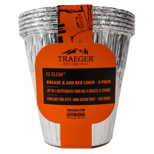 Traeger EZ-Clean Grease and Ash Container Liner 5 Pieces
