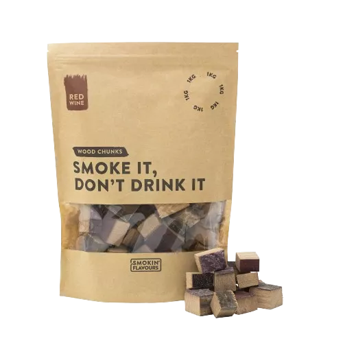 Smokin' Flavors Smokechunks 1 KG red wine barrels