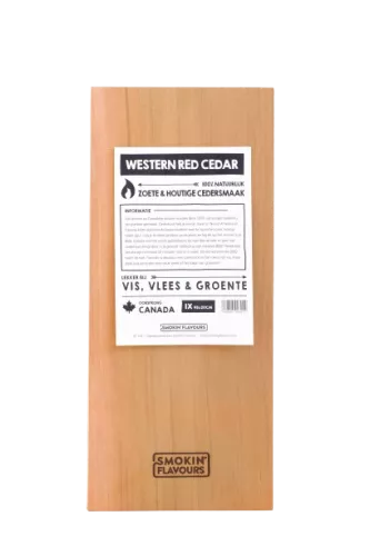 Smokin' Flavor Western Red Cedar Smoking Plank 1 piece