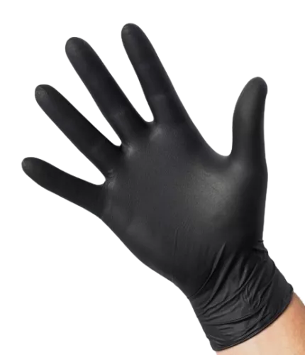 Nitrile glove black L 100 pieces