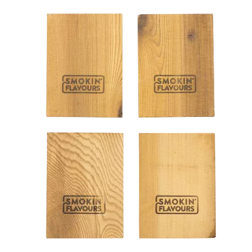 Smokin' Flavors Smokin' Flavors Cedar Wood Planks 4 Pieces (SF542)