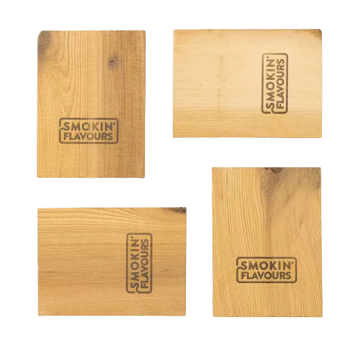 Smokin' Flavors Smokin' Flavors Cedar Wood Planks 4 Pieces (SF542)