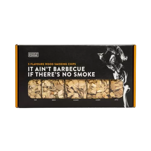 Smokin' Flavors Giftbox smoke chips 5x 650 ml