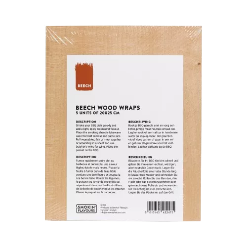 Smokin' Flavors Smokin' Flavor Smoke Sheets Beech 5 Pieces (SF720)