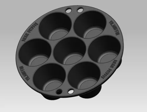 Valhal Outdoor Valhal Muffin pan for 7 pieces (VH.MUFFIN)