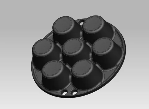 Valhal Outdoor Valhal Muffin pan for 7 pieces (VH.MUFFIN)