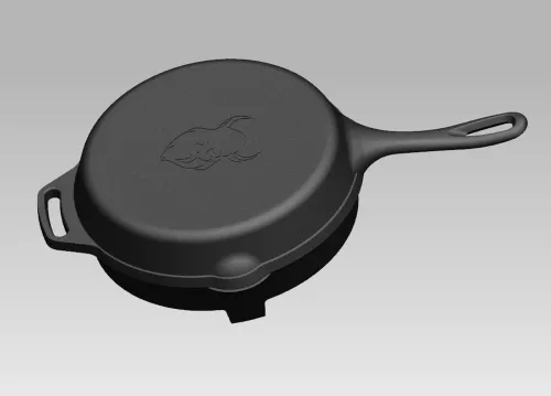 Valhal Outdoor Valhal Skillet Cast Iron Lid ø 25 cm with Grill Pattern (VH.LID25)