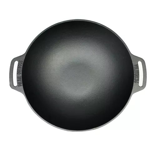 Valhal Outdoor Valhal Wok Pan Cast Iron with Handles 36 cm (VH.WOK36)