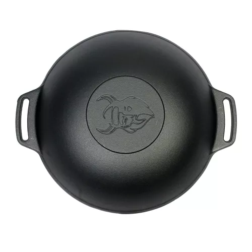 Valhal Outdoor Valhal Wok Pan Cast Iron with Handles 36 cm (VH.WOK36)