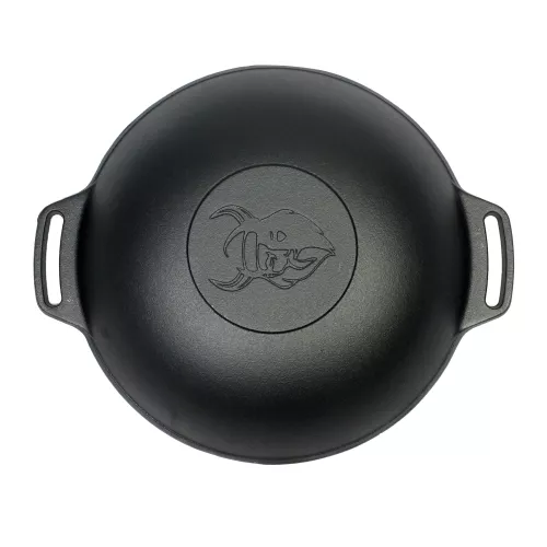 Valhal Outdoor Valhal Wok Pan Cast Iron with Handles 36 cm (VH.WOK36)