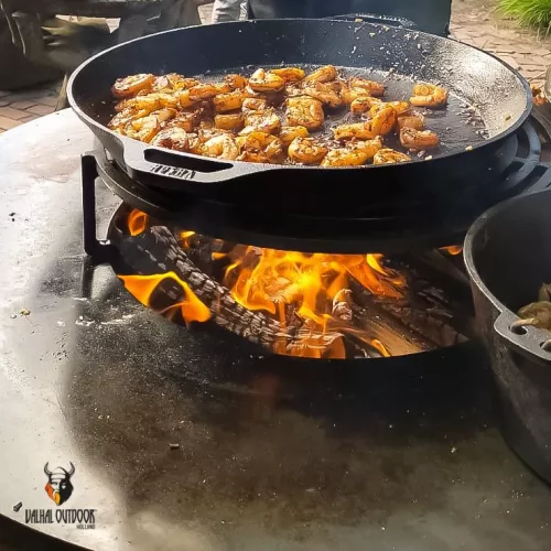 Valhal Outdoor Valhal Skillet Plancha Cast Iron with Handles 35 cm (VH35F)