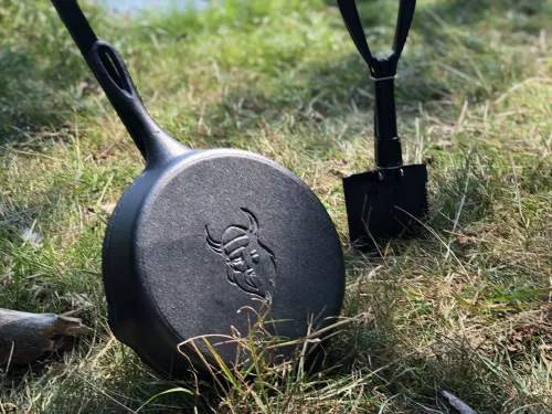 Valhal Outdoor Valhal Skillet Frying Pan Cast Iron with Handle Ø 25 cm (VH25)