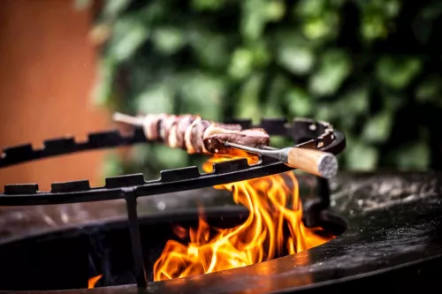 Forged Forged Churrasco Olive Fork skewer 70cm (OLSkewF70)