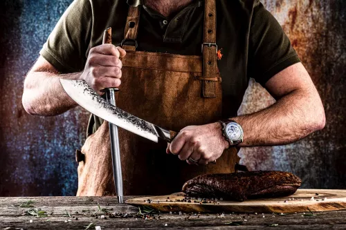 Forged Forged Katai sharpening steel (KatAanzet)