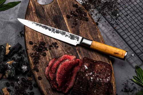 Forged Forged Olive Carving Knife (OliveVlees)