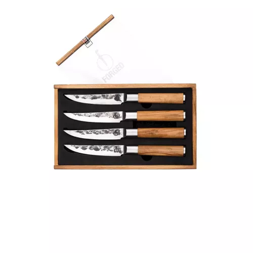 Forged Olive Steak Knives